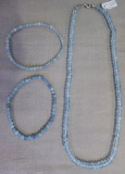 Aquamarin Collier 6 mm