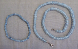 Aquamarin Collier 6 mm