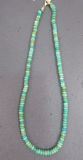 Chrysokollquarz Collier