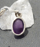 Amethyst Silberanhänger, kl. Cab.