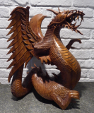 Schutz Drache Suar Holz