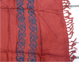 Sarong, Gotic batik grün-weiß oder weinrot-blau