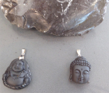 chin. Buddha Anhänger Obsidian