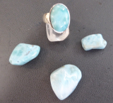 Larimar Ring AAA