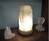 Bergkristall Lampe