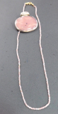 Pink Andenopal Kette fac. 1x2 mm