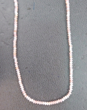 Pink Andenopal Kette fac. 1x2 mm