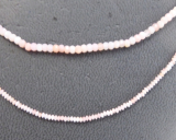 Pink Andenopal Kette fac. 1x2 mm