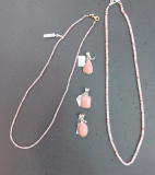 Pink Andenopal Kette fac. 1x2 mm