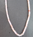 Pink Andenopal Collier 3x2 mm